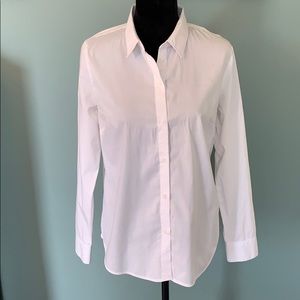 White Long Sleeve Button Down